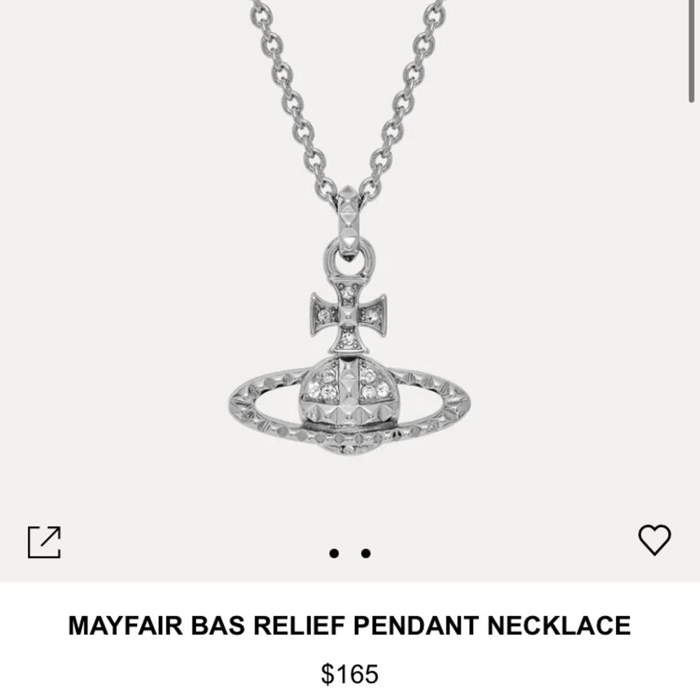 Vivienne Westwood Mayfair Bas Relief Pendant